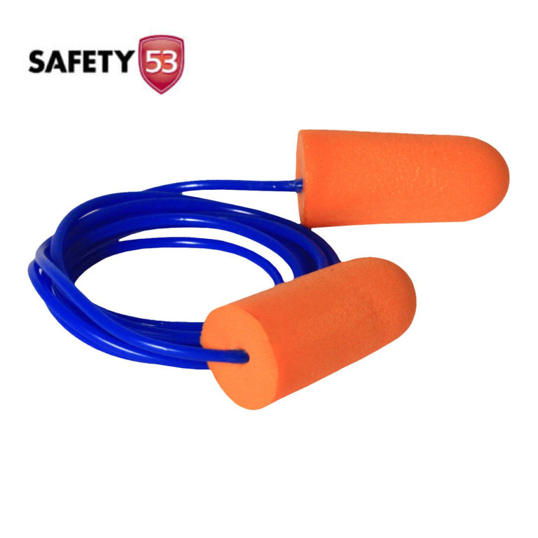 Radians Resistor NRR 32 Corded Disposable Foam Safety Earplugs