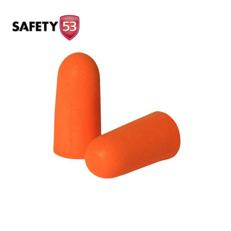 Pyramex DP1000 Disposable Foam Uncorded Earplugs NRR 32dB Orange