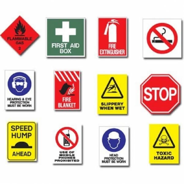 Hacsons HS 5540 Industrial High Visibility Warning Safety Sign 53