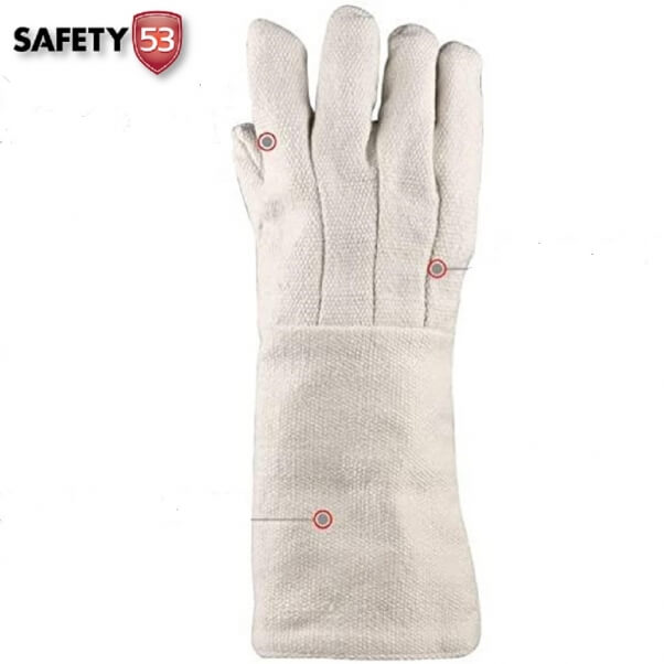 Safety 53 Heat Resistant Ceramic Fibre Industrial Gloves