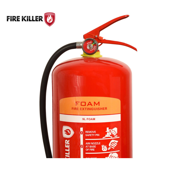 Fire Killer 9L AFFF Foam Fire Extinguisher Industrial Grade Steel