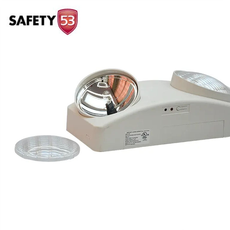 Dual Head Emergency Beam Light with High Capacity Rechargeable Battery