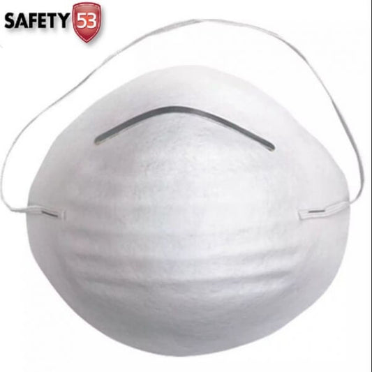 Safety 53 HM 102 Cup Shaped Disposable Dust Mask Respirator