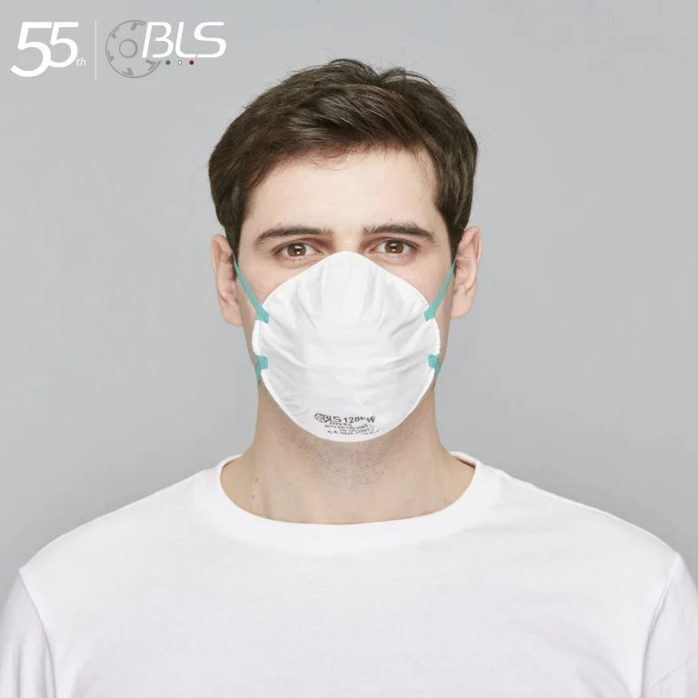 BLS 129BW FFP2 NR D Valved Respirator Face Mask for Protection