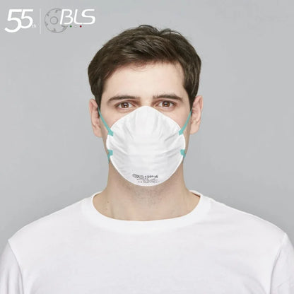 BLS 129BW FFP2 NR D Valved Respirator Face Mask for Protection