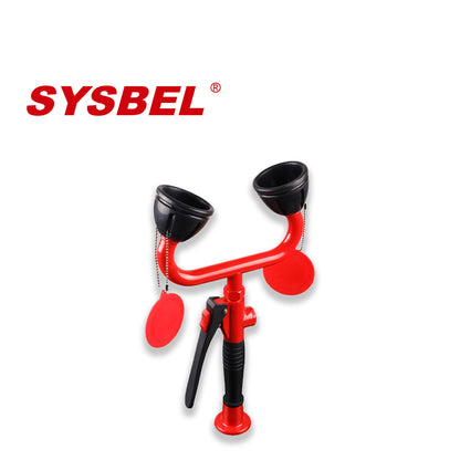 SYSBEL WG7012R Double Spray Head Emergency Drench Hose Station