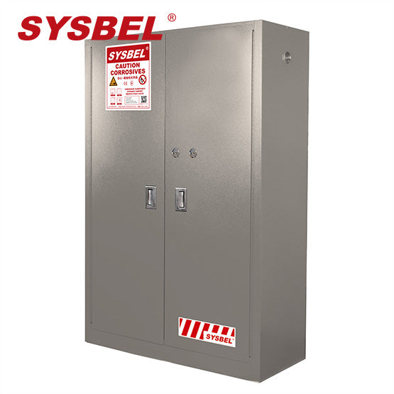 SYSBEL 45 Gallon Fireproof Acid Storage Cabinet for Corrosive Chemicals