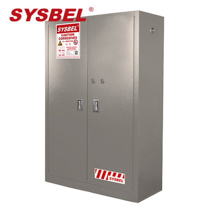 SYSBEL 45 Gallon Fireproof Acid Storage Cabinet for Corrosive Chemicals