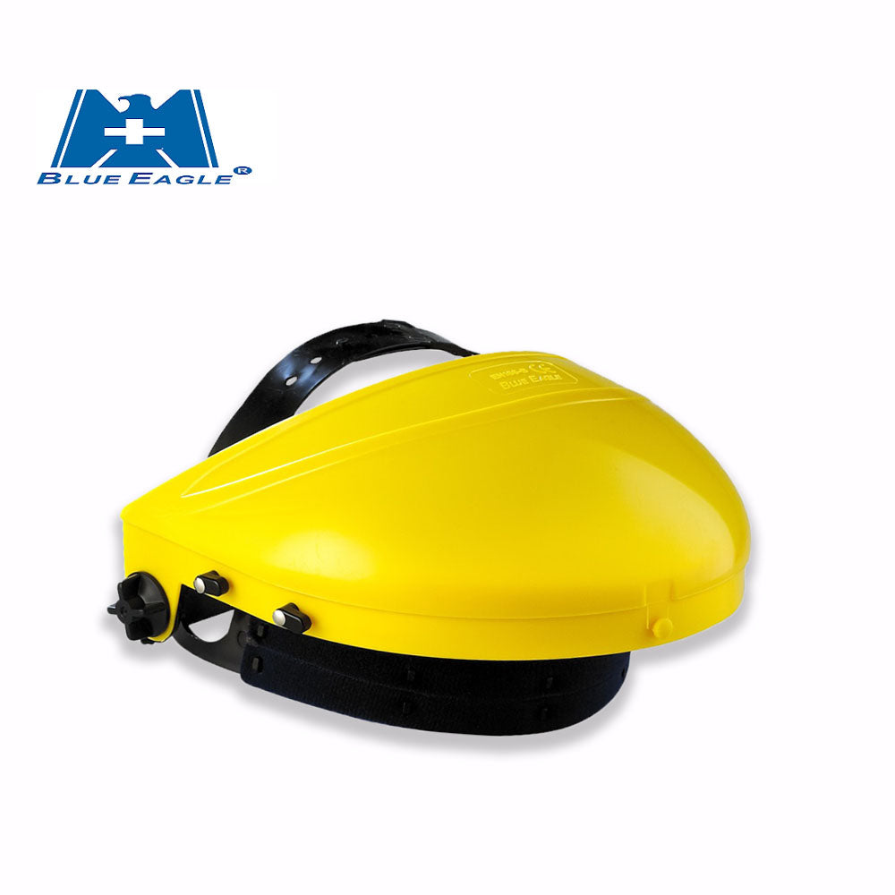 Blue Eagle B1YE Heavy Duty Industrial Face Shield with Browguard