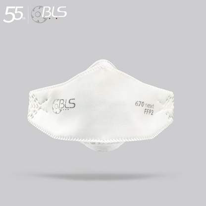 BLS 680 NEXT Reusable Half Face Respirator Industrial Safety Mask