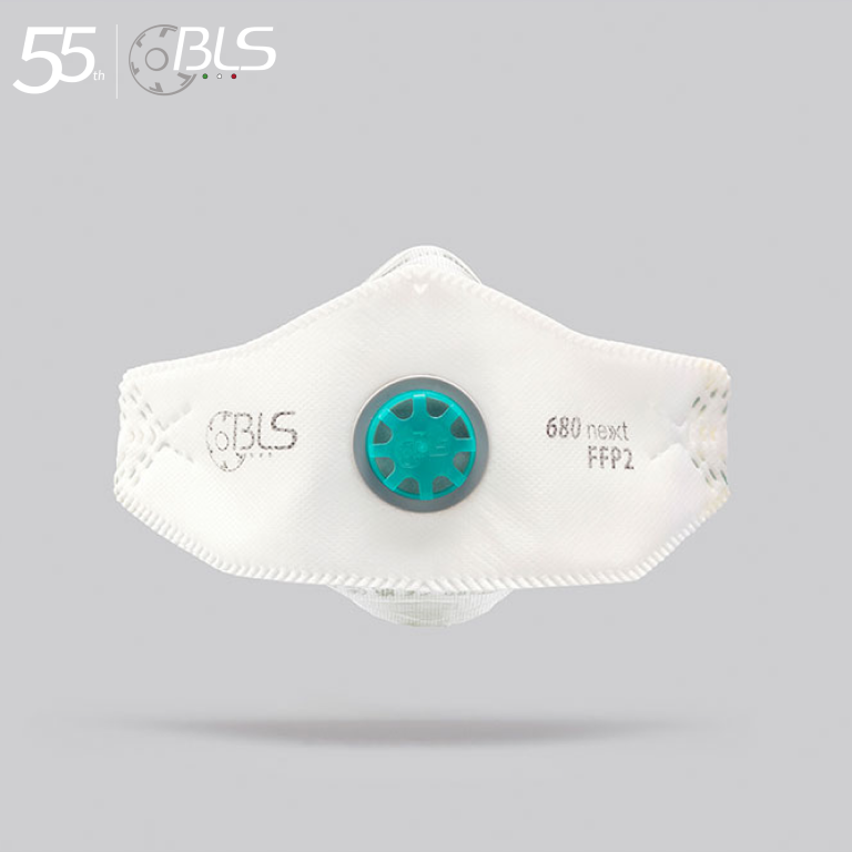 BLS 680 NEXT Reusable Half Face Respirator Industrial Safety Mask