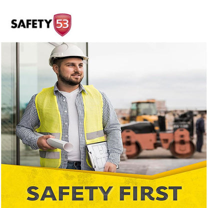 High Visibility Reflective Mesh Safety Vest Bulk Pack Gear