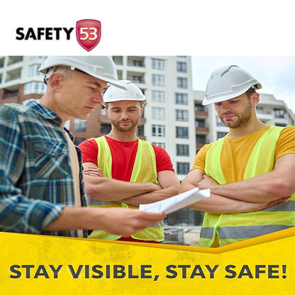 High Visibility Reflective Mesh Safety Vest Bulk Pack Gear