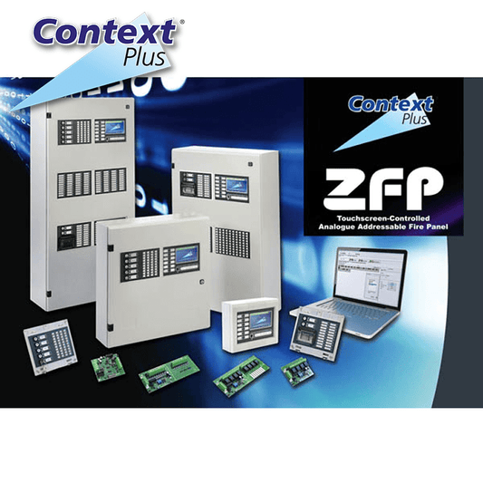 Context Plus Addressable 4 Loop Fire Alarm Panel 40 Zone Touchscreen