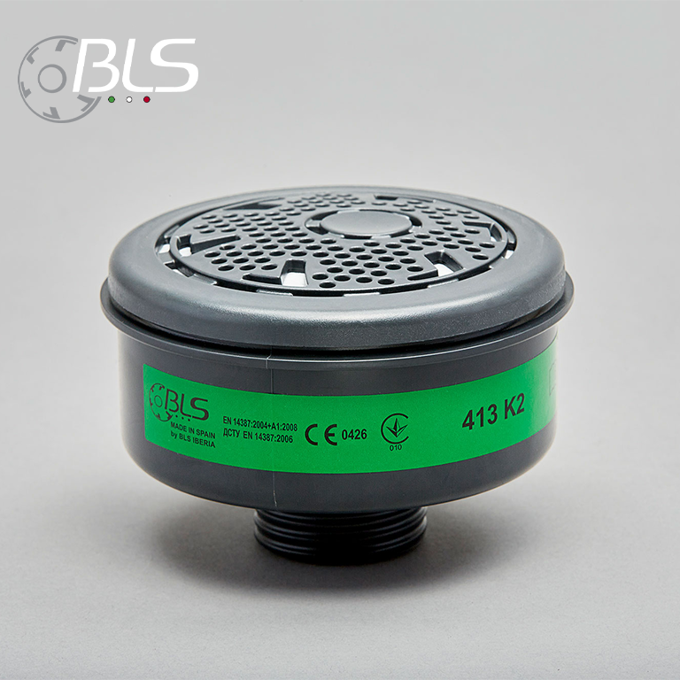 BLS 413 K2 Ammonia Gas Filter Cartridge with Universal Thread