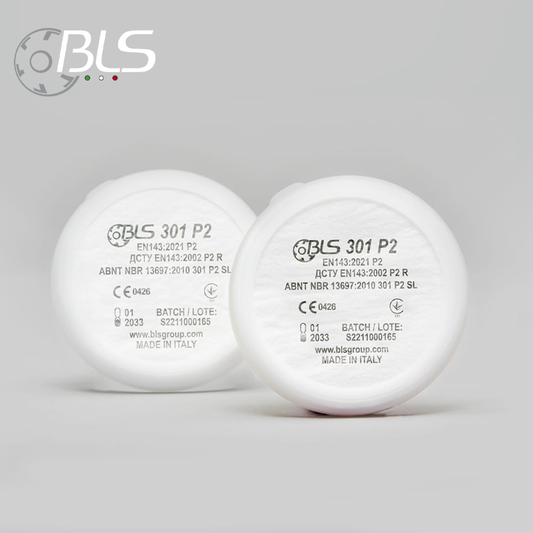 BLS 301 P2 R Dust Pre-Filters for Advanced Respirator Protection