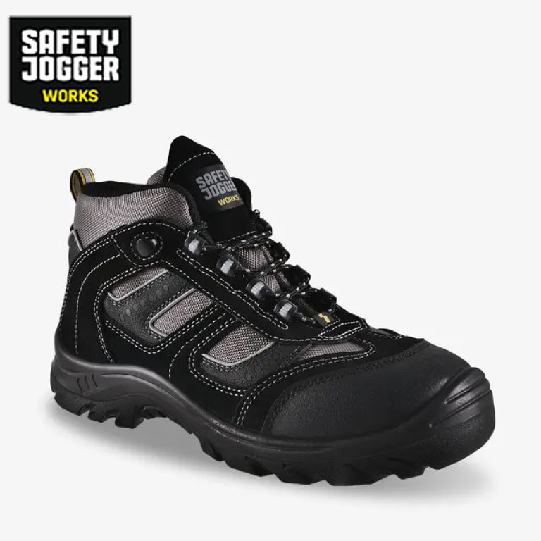 Safety Jogger Climber S3 Mid-Cut Metal-Free Slip Resistant Shoes