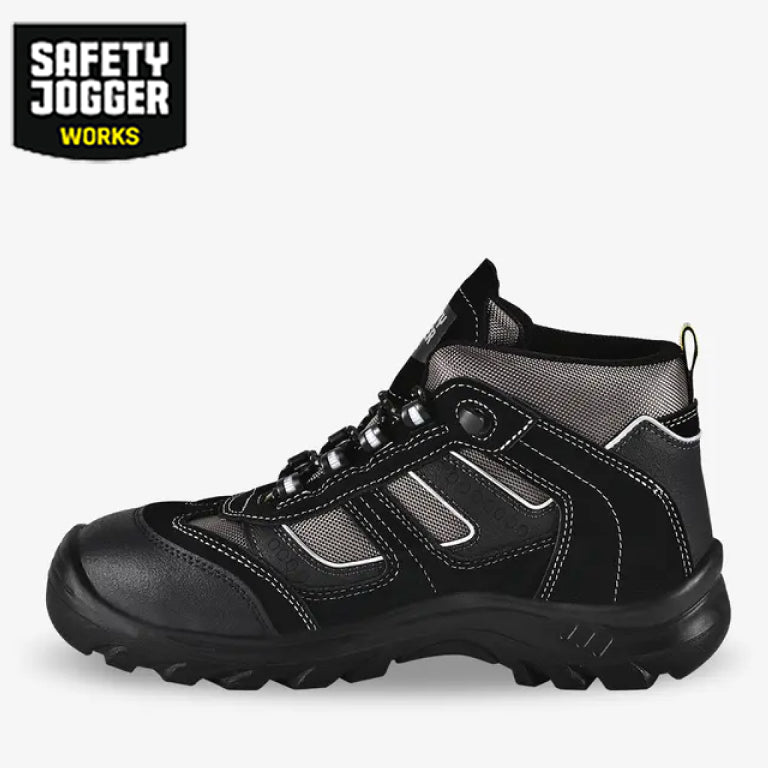 Safety Jogger Climber S3 Mid-Cut Metal-Free Slip Resistant Shoes