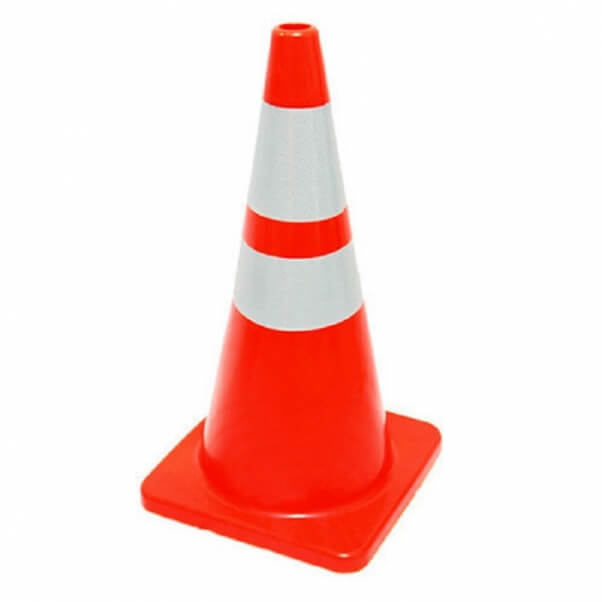 Durable Fluorescent Orange PVC Safety Traffic Cone HS-5510