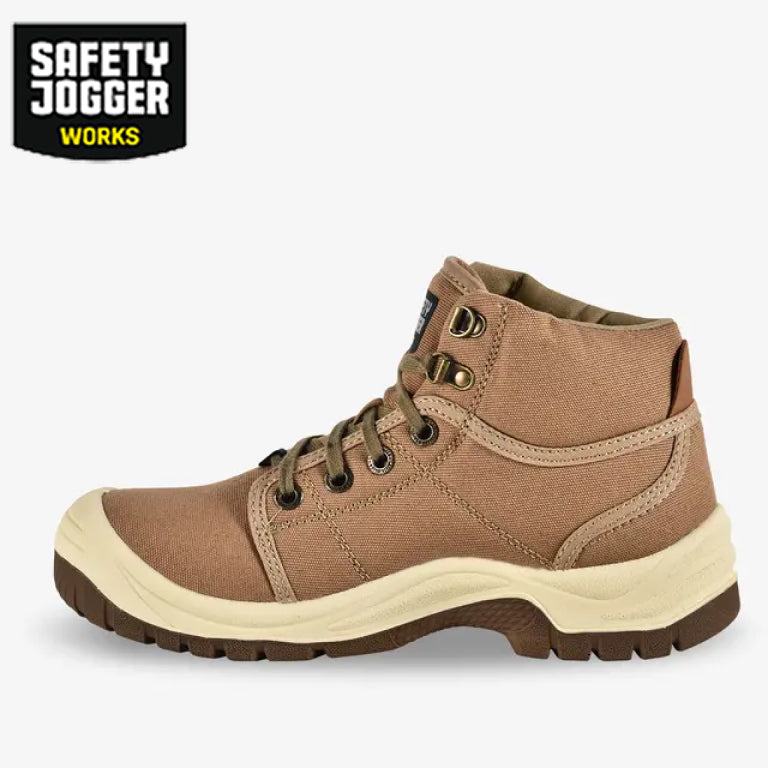 Safety Jogger Desert S1P Steel Toe Slip Resistant Safety Boots