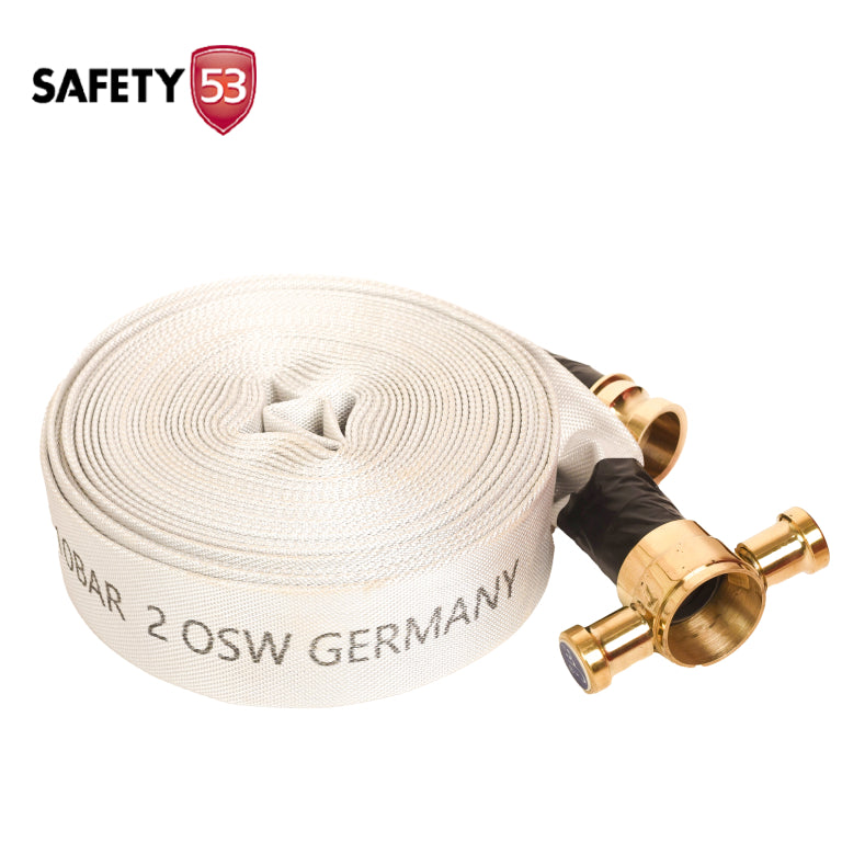 Safety 53 High Pressure 2.5 Inch Fire Hose Pipe 30m