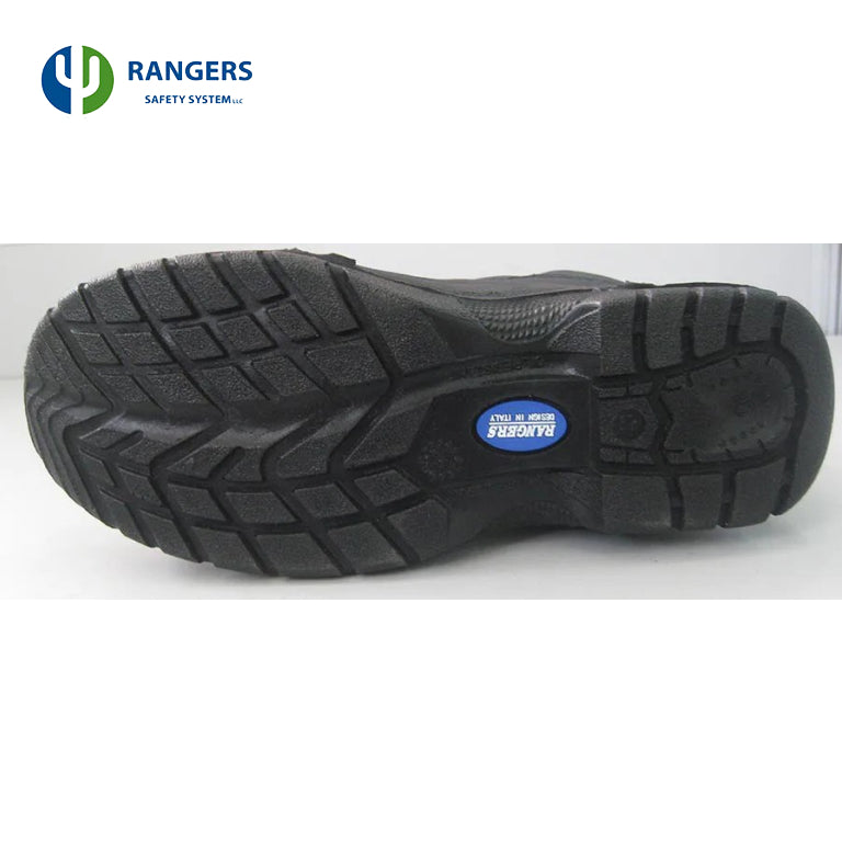 Rangers Ranger High Ankle Genuine Leather Steel Toe Safety Shoes