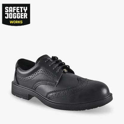 Safety Jogger Manager S3 Elegant Slip Resistant Leather Safety Shoes