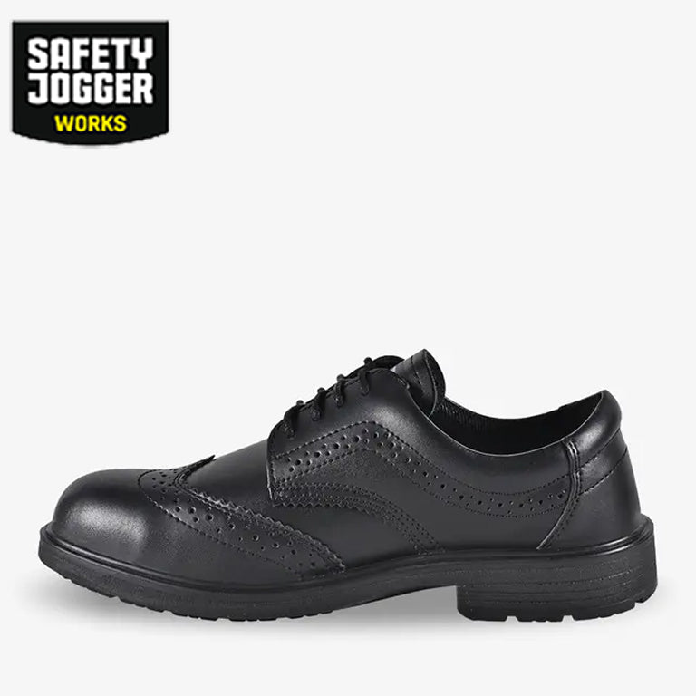 Safety Jogger Manager S3 Elegant Slip Resistant Leather Safety Shoes