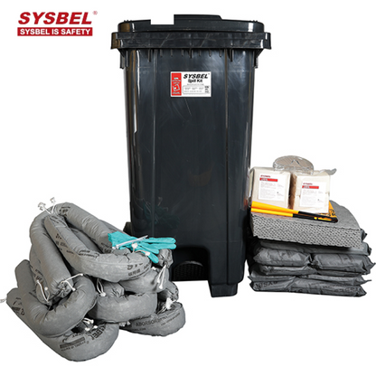 Sysbell Mobile Universal Spill Response Kit with Wheelie Bin