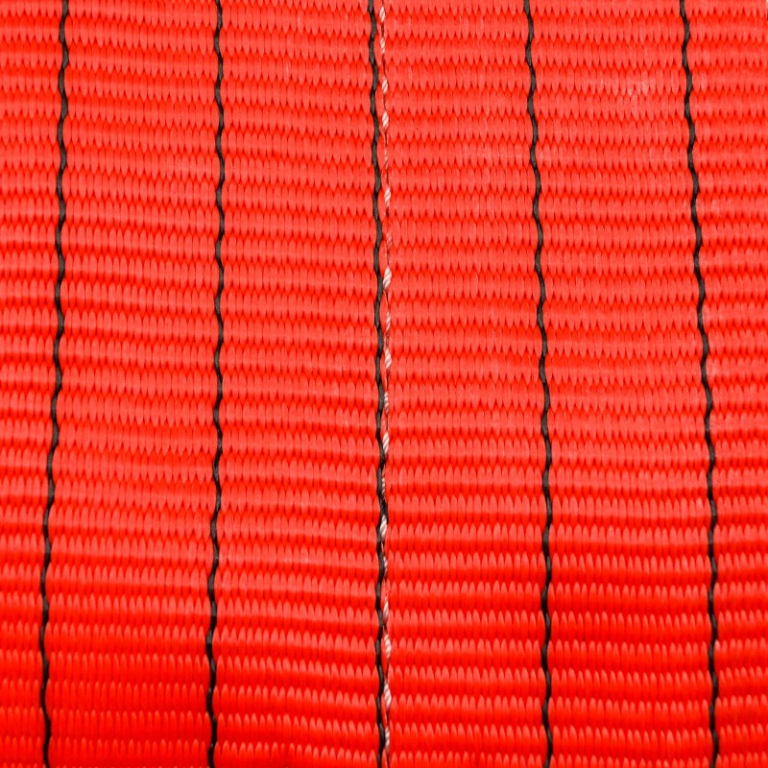 Heavy Duty 5 Ton Red Polyester Flat Webbing Lifting Sling