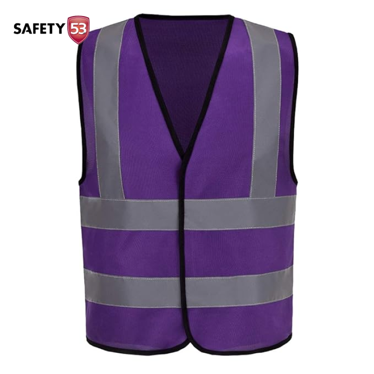 High Visibility 120 GSM Reflective Safety Vest with 360 Degree Coverage