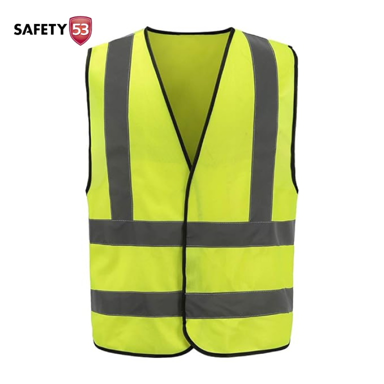 High Visibility 120 GSM Reflective Safety Vest with 360 Degree Protection