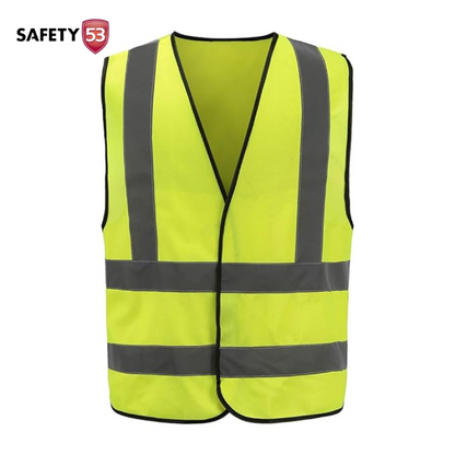 High Visibility 120 GSM Reflective Safety Vest with 360 Degree Protection