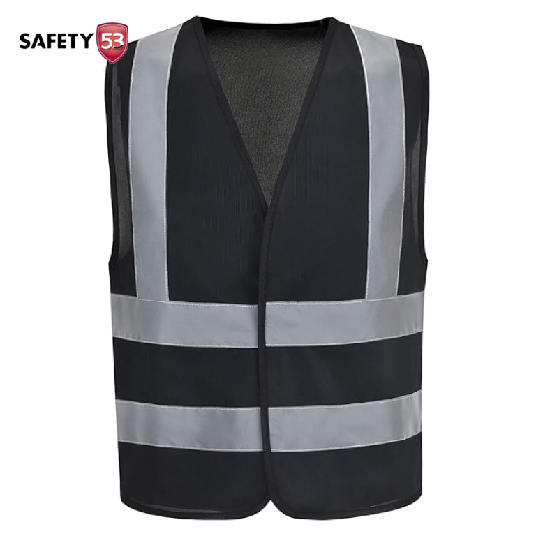 High Visibility 120 GSM Reflective Safety Vest for Construction Workers