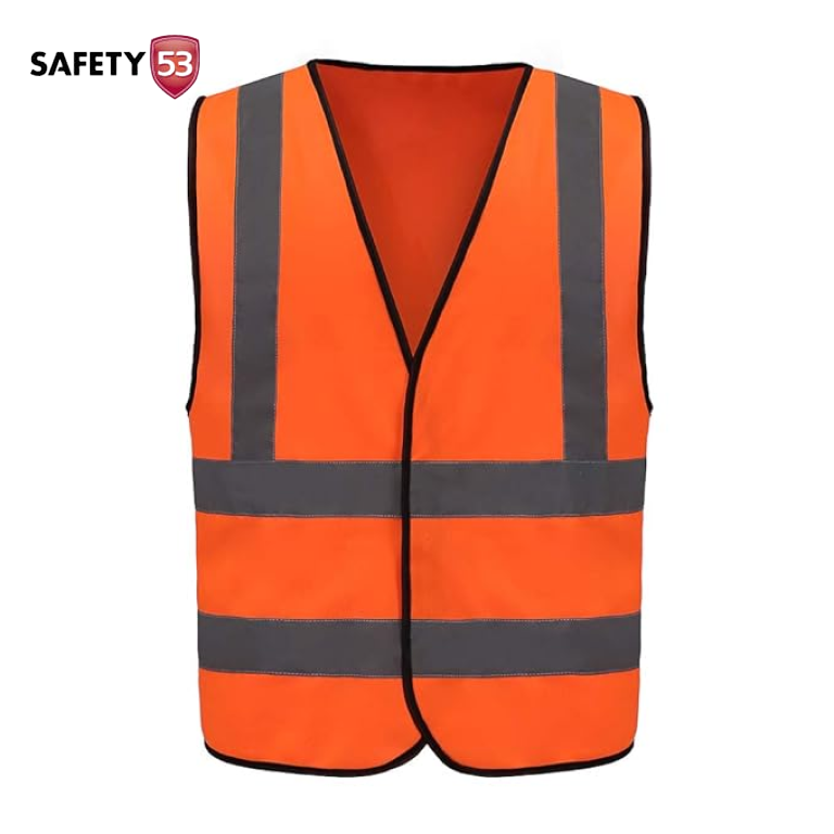 High Visibility Reflective Safety Vest 120 GSM Breathable Polyester