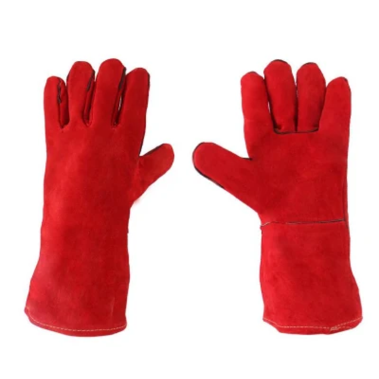Premium Heat Resistant Cowhide Leather Welding Gloves for Metalwork