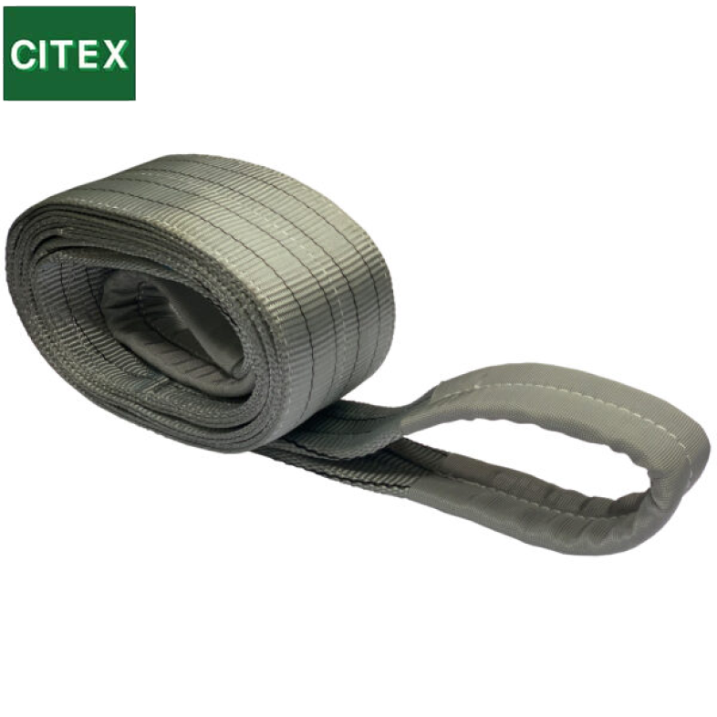 Heavy Duty 4 Ton Flat Webbing Lifting Sling with Reinforced Eyes