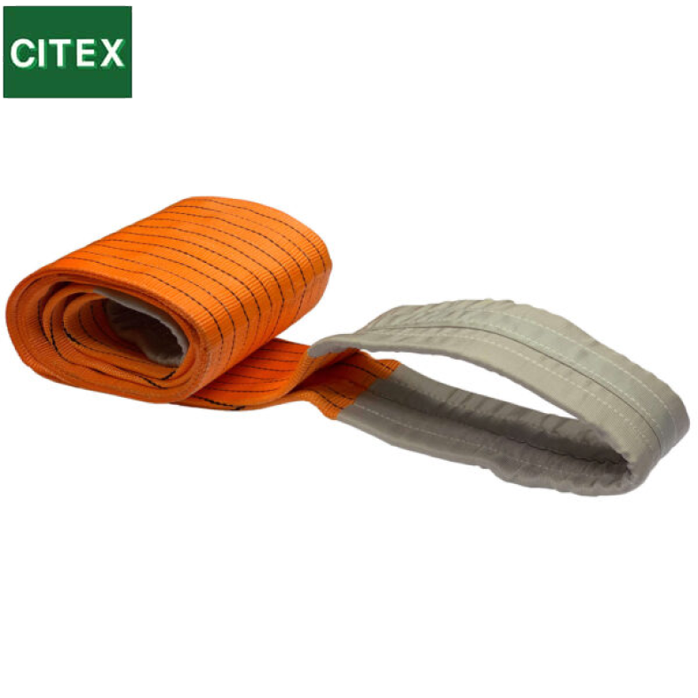 10 Ton Industrial Polyester Flat Webbing Lifting Sling Strap