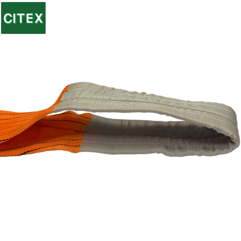 10 Ton Industrial Polyester Flat Webbing Lifting Sling Strap