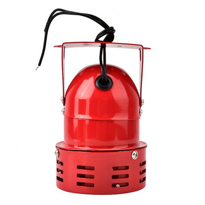 MS-190 Mini Motor Siren 220V Red Metal Security Horn