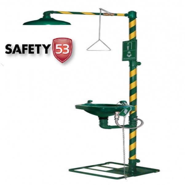 Emergency Eye Face Wash and Safety Shower Combination Station