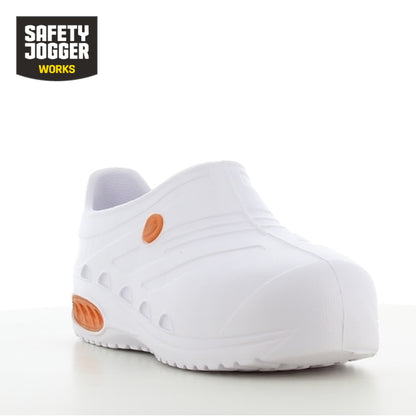 Safety Jogger Oxysafe PB White Lightweight ESD Composite Toe Shoes