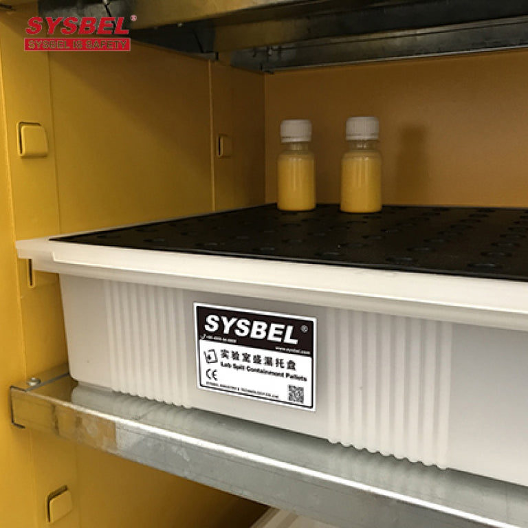 Sysbel Polyethylene Lab Spill Containment Tray Sump Pallet SPL001