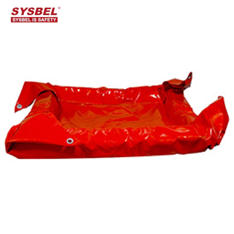 Sysbel Portable Spill Containment Berm with Flexible PVC Walls