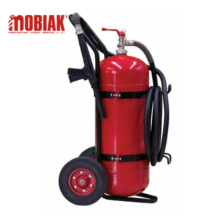 Mobiak 50L Foam Trolley Fire Extinguisher for Heavy Industrial Hazards