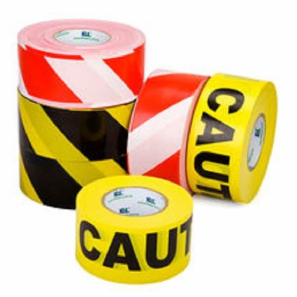 High Visibility Safety 53 Yellow and Black Hazard Warning Tape