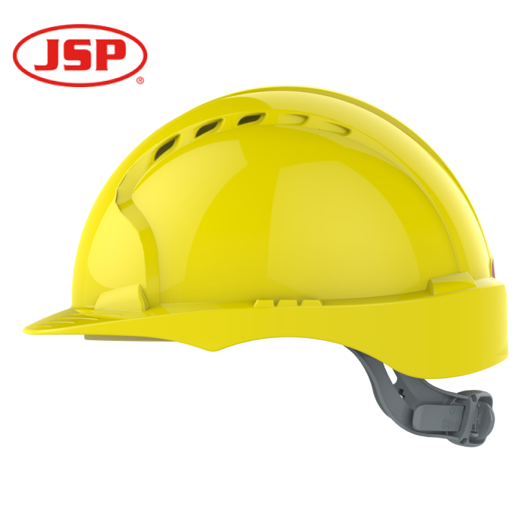 JSP EVO 2 Vented Safety Helmet with OneTouch Slip Ratchet