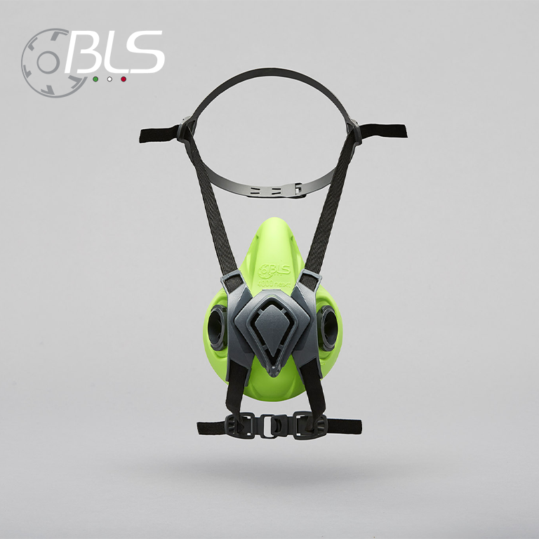 BLS 4000R Reusable Half Face Mask Respirator for Industrial Safety