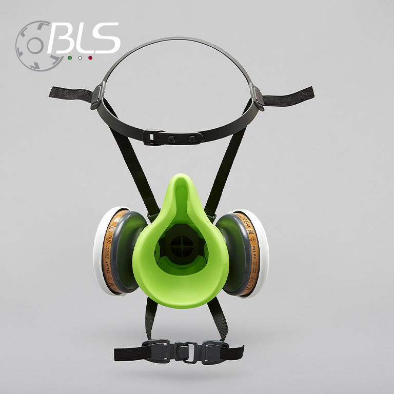 BLS 4000R Reusable Half Face Mask Respirator for Industrial Safety