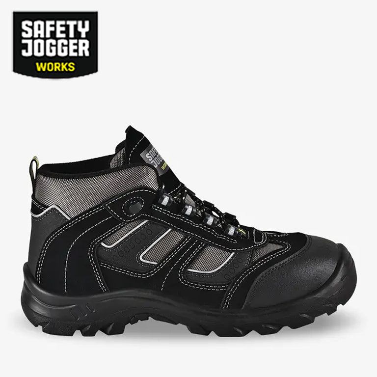 Safety Jogger Climber S3 Mid-Cut Metal-Free Slip Resistant Shoes